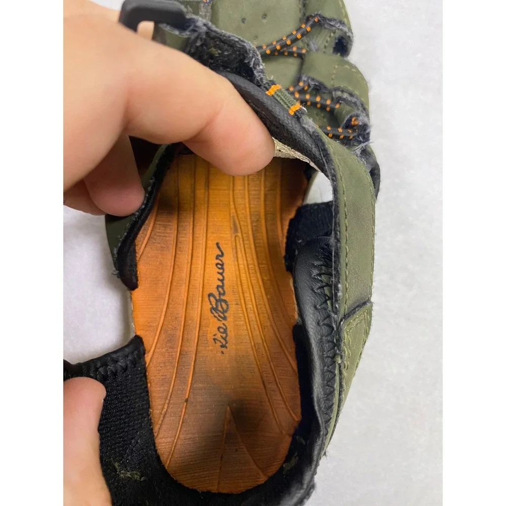Eddie Bauer Kids Green Outdoor Adventure Sport‎ Sandals Size 11 M